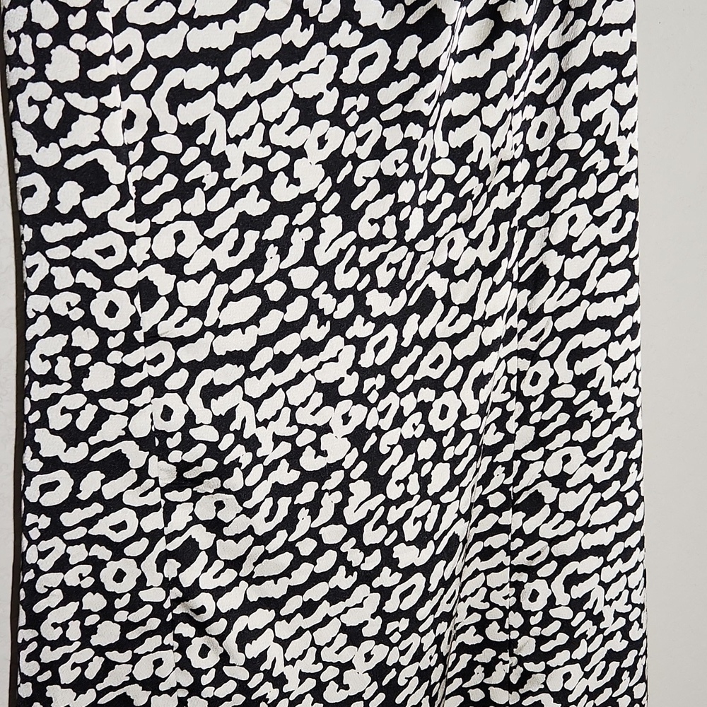 Forever 21 Dress Womens Size L Cheetah Print Sundress Cocktail Black Silver - Picture 2 of 13
